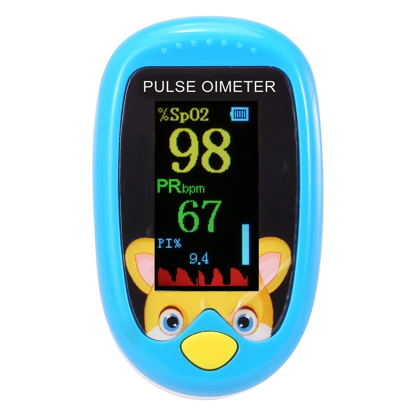 Child Pulse Oximeter Rechargeable Infant Blood Oxygen Saturation Meter Children Kids Oximetro SPO2 Health Care